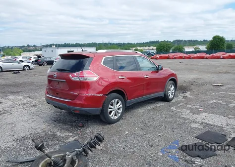 2015 Nissan Rogue Sv from USA, damaged, VIN KNMAT2MV3FP549740